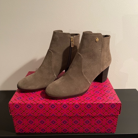 Tory Burch Sabe Suede Booties 